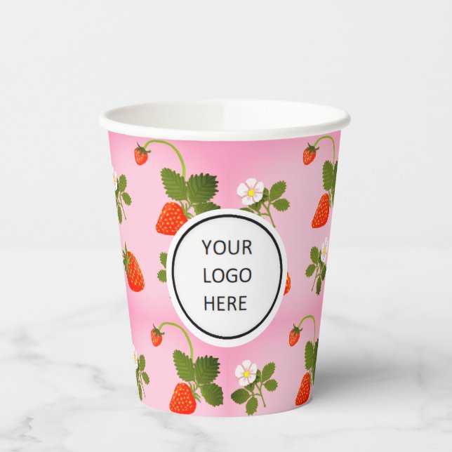 Strawberries Pappbecher (Links)