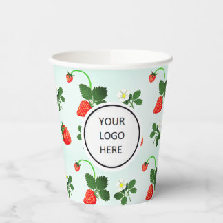 Strawberries Pappbecher