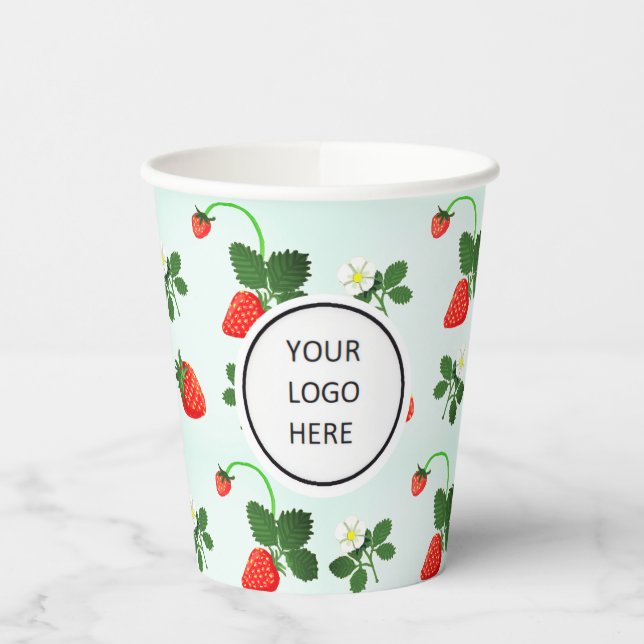Strawberries Pappbecher (Links)