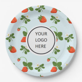 Strawberries Pappteller