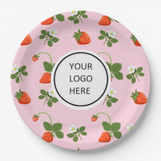 Strawberries Pappteller