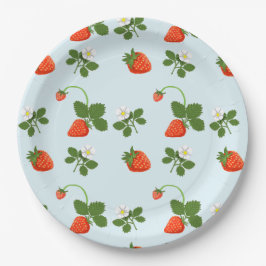 Strawberries Pappteller