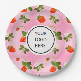 Strawberries Pappteller