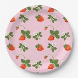 Strawberries Pappteller