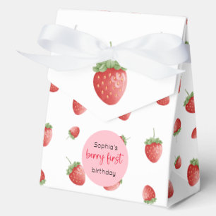 Strawberry 1. Geburtstag Berry First Geschenkschachtel