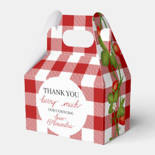 Strawberry 1. Geburtstag Berry Sweet Geschenkschachtel