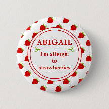 Strawberry Allergie Alert - Kinder