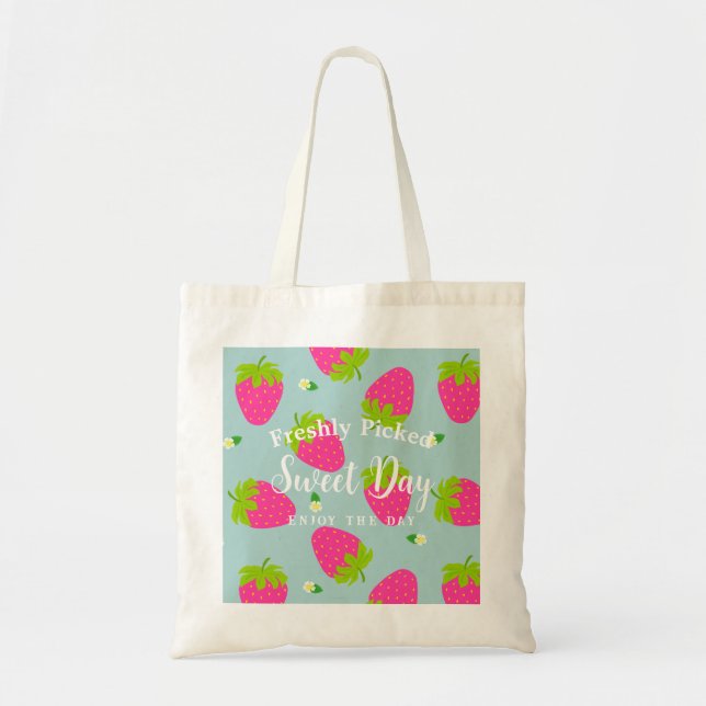 Strawberry Aqua Tragetasche (Vorne)