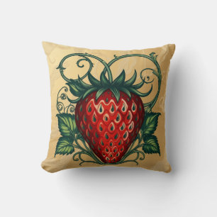 Strawberry Art Design Kissen