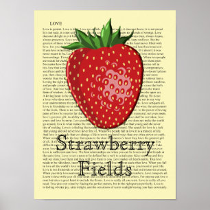 Strawberry - Art Print Poster