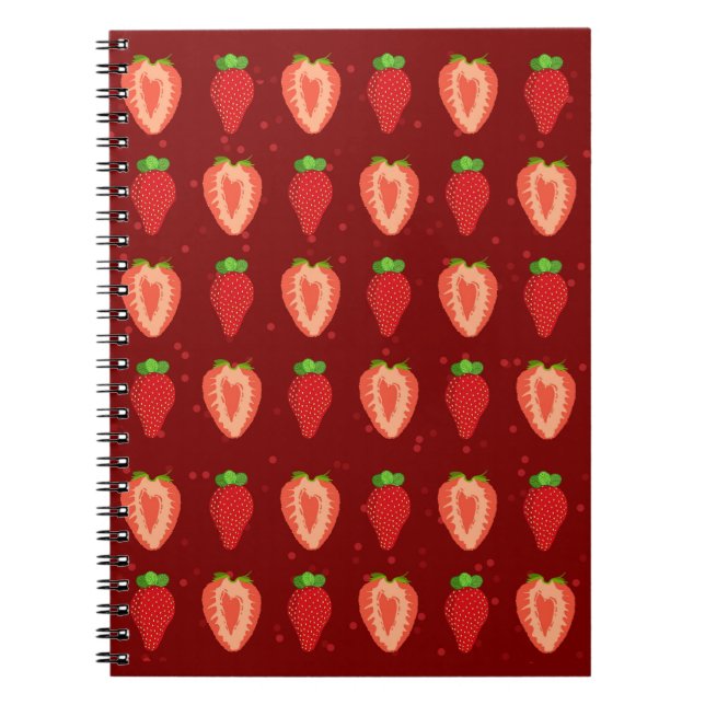 Strawberry Artist Strawberry Easy Zeichn Strawber Notizblock (Vorderseite)