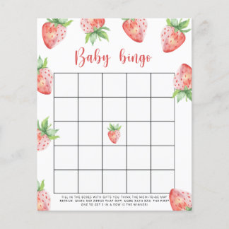 Strawberry - Baby Dusche Bingo Spiel