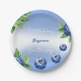 Strawberry Baby Dusche Pappteller