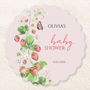 Strawberry Baby Dusche Untersetzer