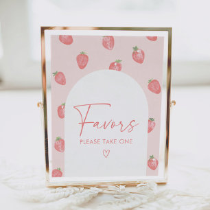Strawberry Baby Duwer favorisiert Schild