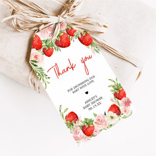 Strawberry Baby Duwer Fevor Tags Geschenkanhänger