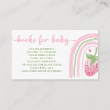Strawberry Baby Shower Books for Baby