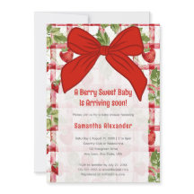 Strawberry-Babydusche