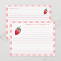 Strawberry Babyduschenempfehlung für Mama Card