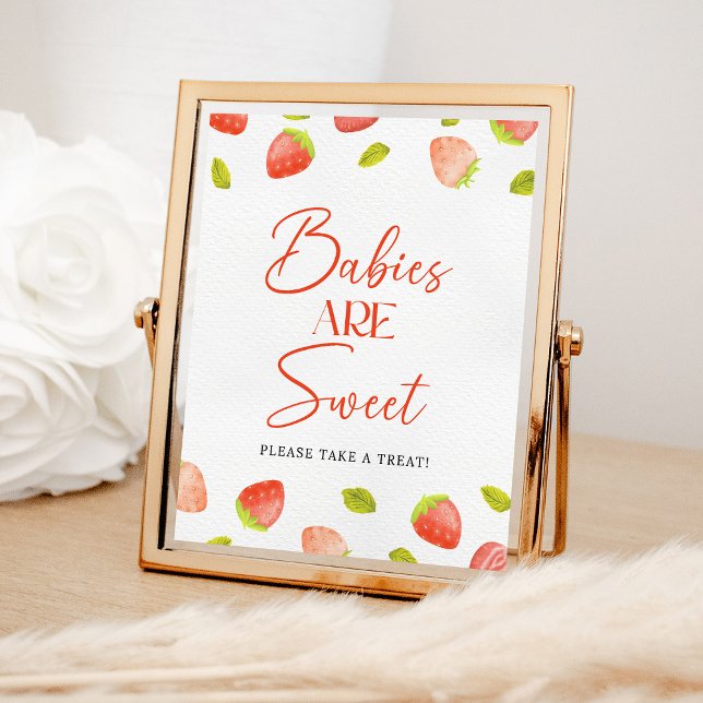 Strawberry Babys sind Sweet Baby Shower Fevor Poster (Von Creator hochgeladen)