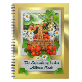 Strawberry Basket-Adresse Notizblock