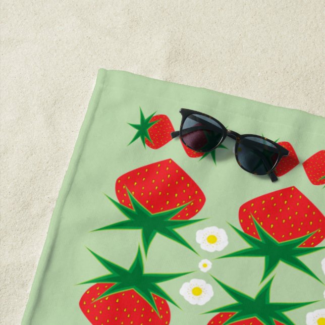 Strawberry Beach Handtuch (Beispiel)
