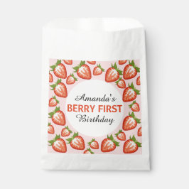Strawberry Berry Erstgeburtsbaby Girl pink Geschenktütchen