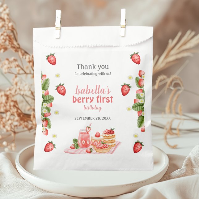 Strawberry Berry First Berry Geschenktütchen (Von Creator hochgeladen)