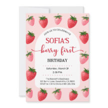 Strawberry Berry First Birthday