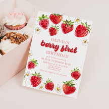 Strawberry Berry First Birthday