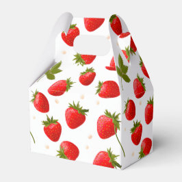 Strawberry Berry First Birthday Party Gefallen Geschenkschachtel