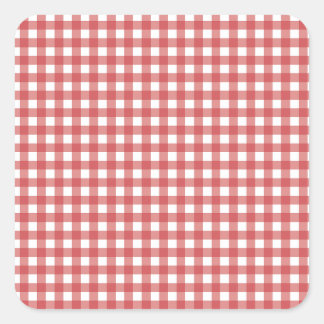 Strawberry Berry First Birthday Quadratischer Aufkleber
