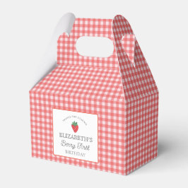 Strawberry Berry First Picnic Geburtstag Geschenkschachtel