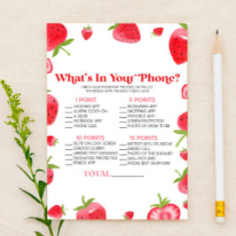 Strawberry Berry im Handy Baby Duschspiel Briefpapier