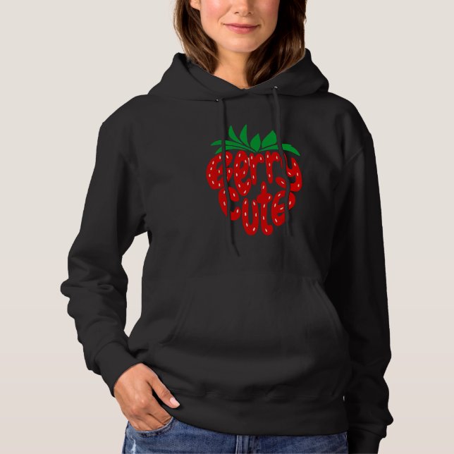 Strawberry Berry Niedlich Hoodie (Vorderseite)