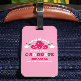 Strawberry Berry Sweet Abschluss Gepäckanhänger