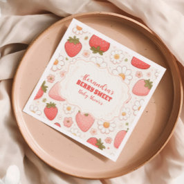 Strawberry Berry Sweet Baby Dusche Serviette