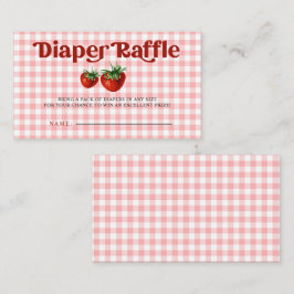 Strawberry Berry Sweet Baby Dusche Windelwanne Begleitkarte