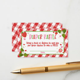 Strawberry Berry Sweet Baby Dusche Windelwanne Begleitkarte