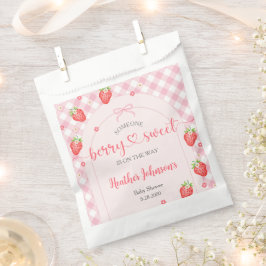 Strawberry Berry Sweet Baby Girl Baby Dusche Geschenktütchen