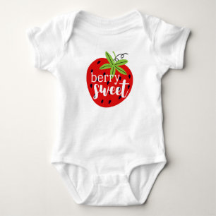Strawberry Berry Sweet Birthday Baby Girl Kids' Strampler