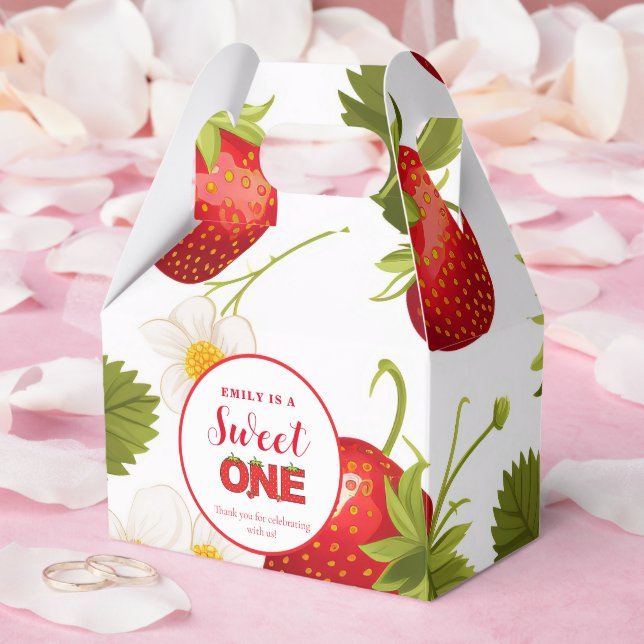 Strawberry Berry Sweet Birthday| Berry First Geschenkschachtel (Hochzeit)