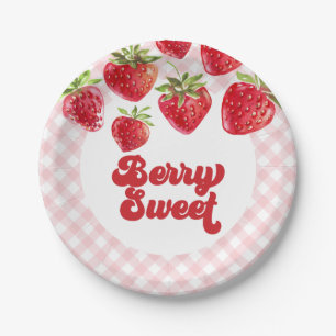 Strawberry Berry Sweet Birthday Paper Teller