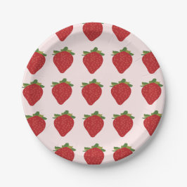 Strawberry Berry Sweet Birthday Party Strawberries Pappteller
