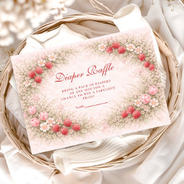 Strawberry Berry Sweet Diapper Raffle Begleitkarte
