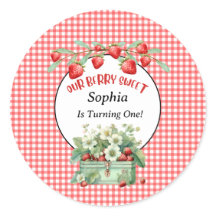 Strawberry Berry Sweet Erste Geburtstagsparty