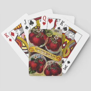 Strawberry Bicycle Playing Cards Spielkarten