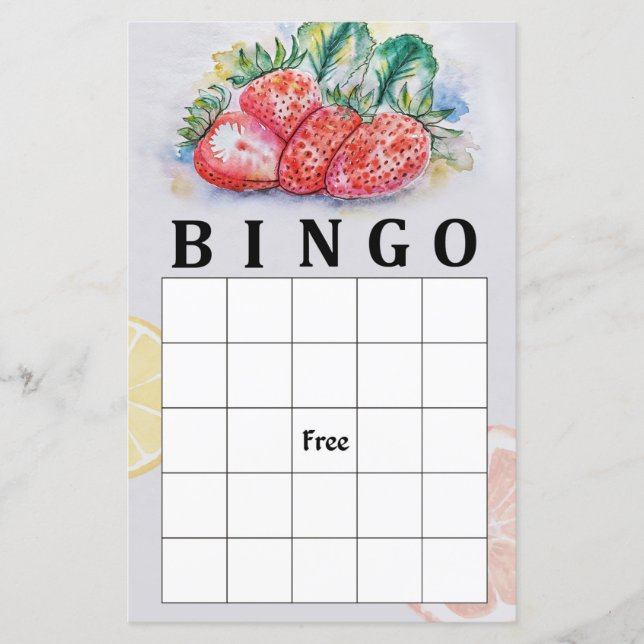 Strawberry Bingo (Vorderseite)