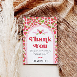 Strawberry Birthday Danke Karte - 12x18