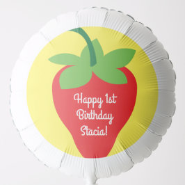 Strawberry Birthday Party Ballon